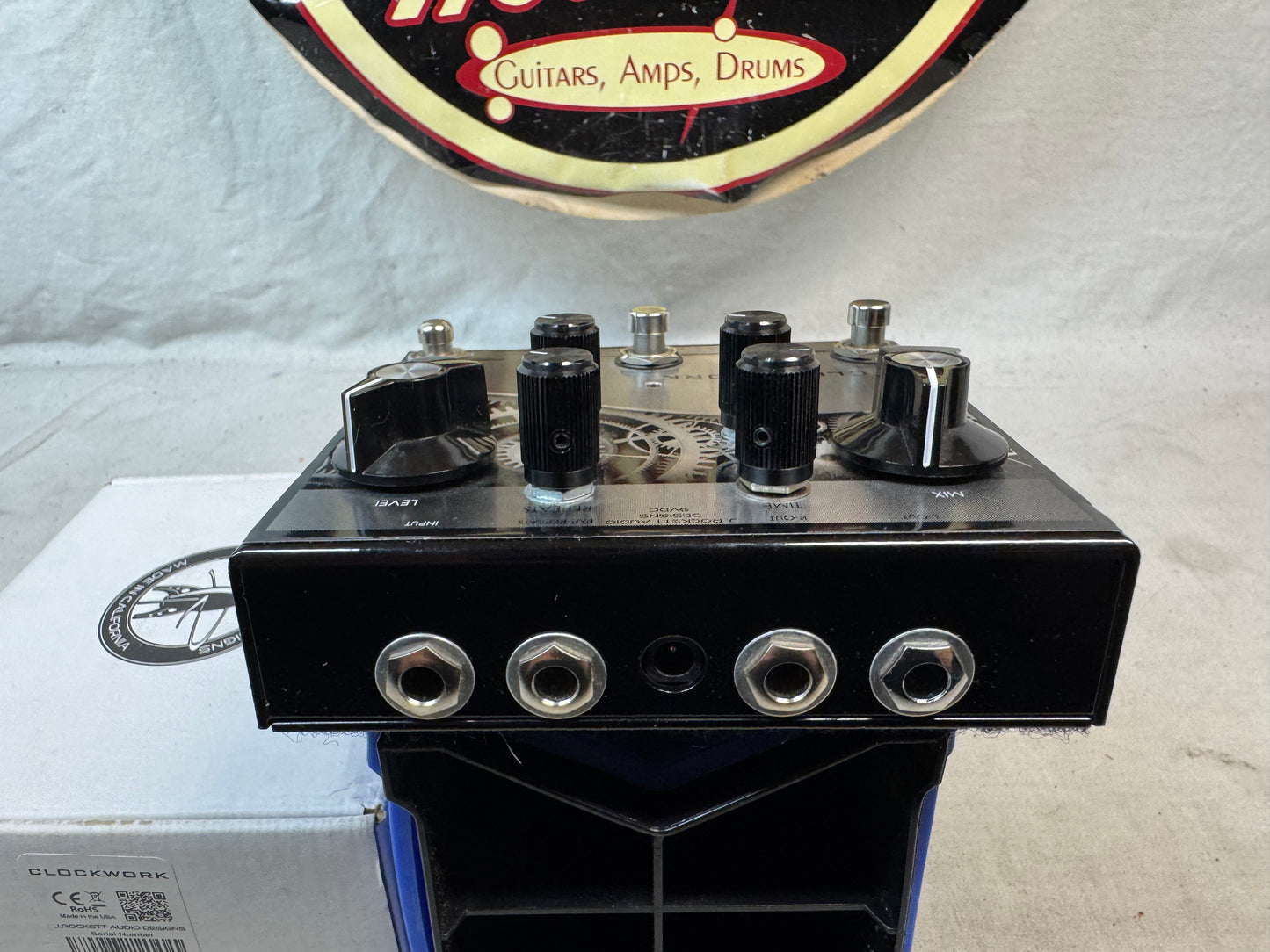 J. Rockett Audio Designs Clockwork Echo Analog Delay Pedal with Box