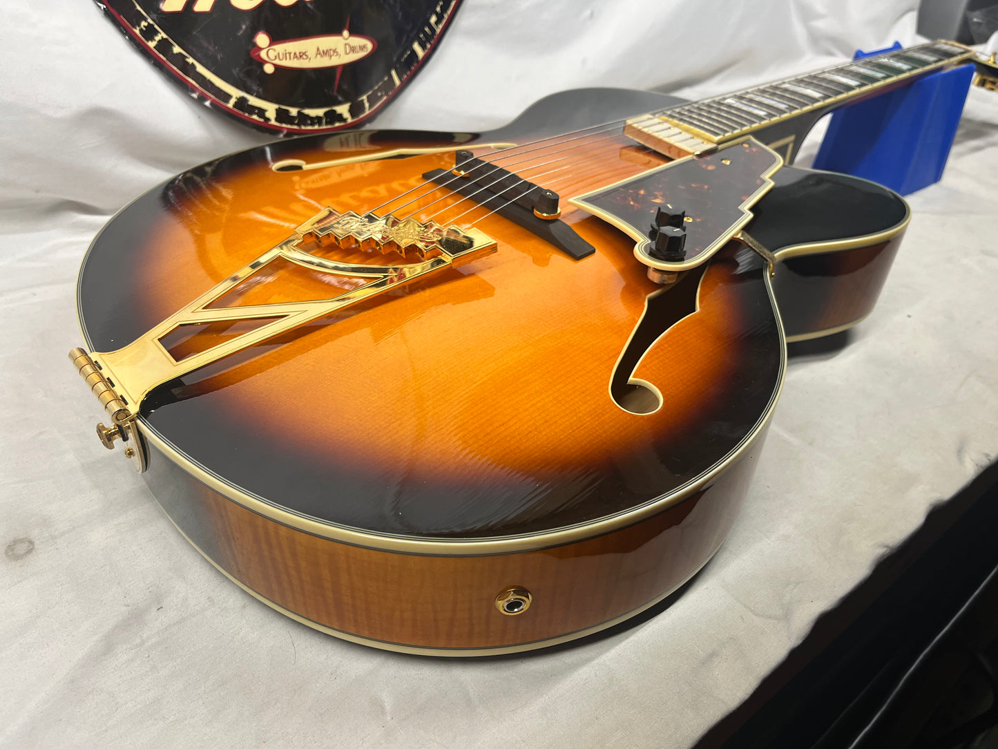 D'Angelico Excel EXL-1 Singlecut Archtop Hollow Body Electric Guitar with Case