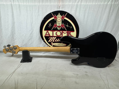 Ernie Ball Music Man Stingray sting ray 3 EQ H 3eq 4-string Bass with Case 2003 - Black / Maple neck
