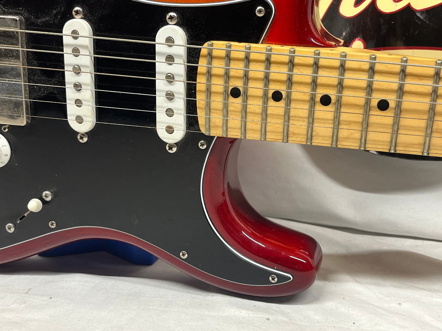 Fender Player Stratocaster Strat Plus Top Electric Guitar - Aged Cherry Burst