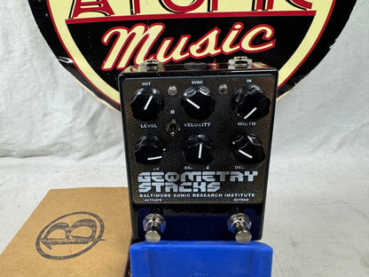 Baltimore Sonic Research Institute BSRI Geometry Stacks Flanger Pedal with Box
