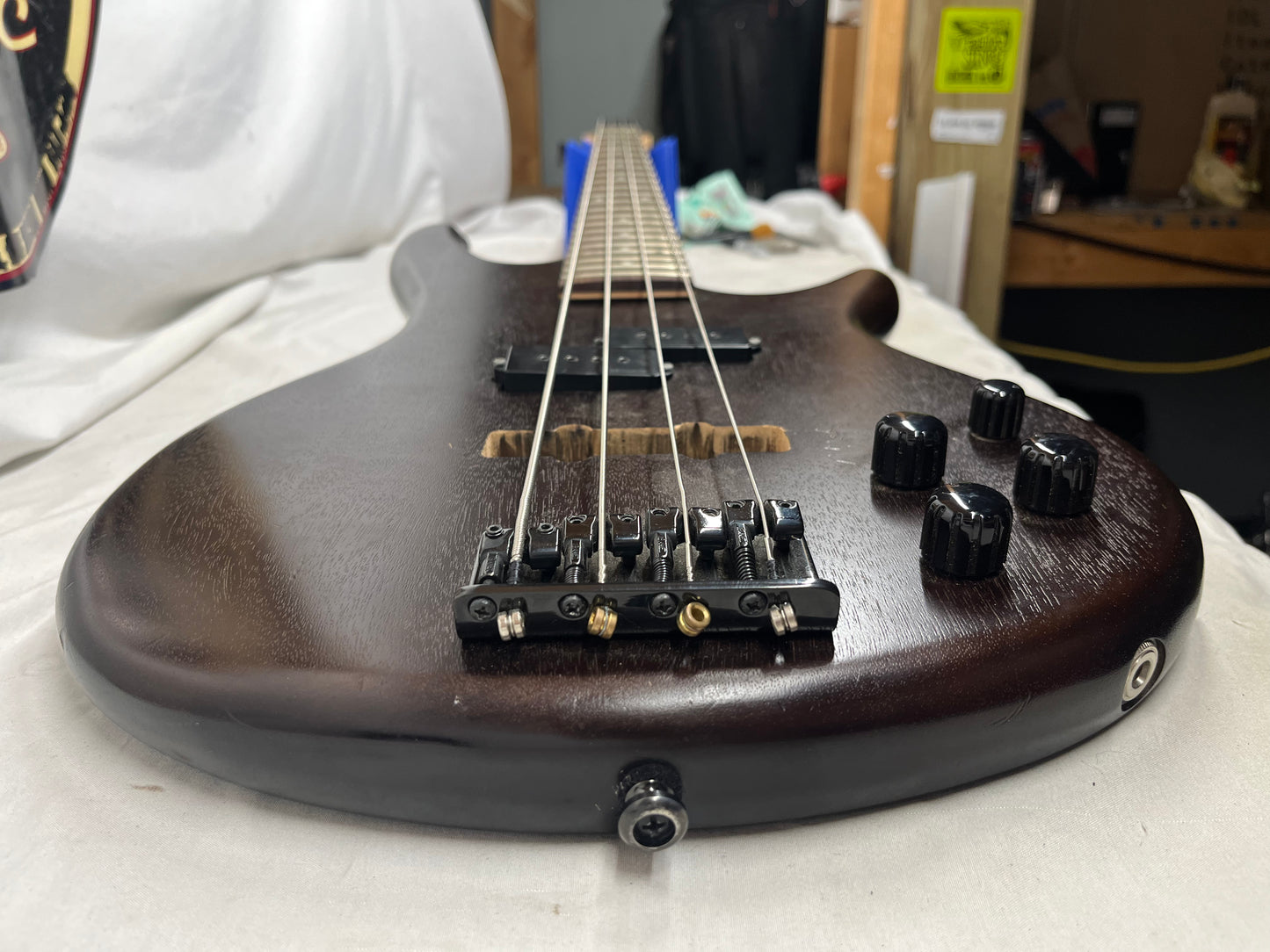 Ibanez Soundgear Gio GSR200B 4-String Doublecut Electric Bass - Missing Bridge Pickup - AS IS