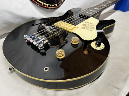 Epiphone Jack Casady Signature 4-String Semi-Hollow Body Electric Bass - Black