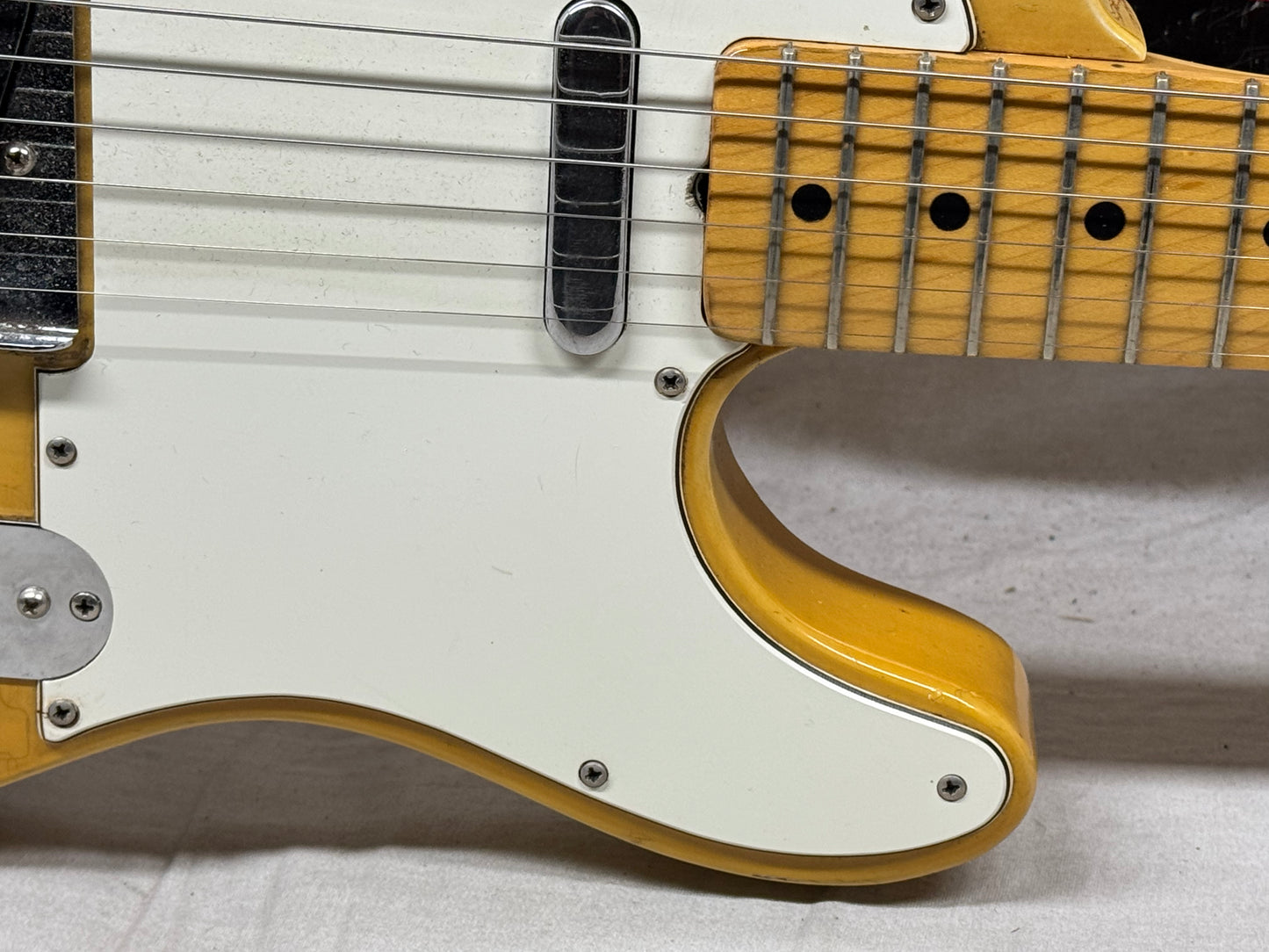 Fender USA Telecaster Guitar with Case 1975 - re-fretted by Philtone