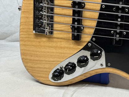 Fender American Elite Jazz Bass V 5-string J-Bass 2017 - Natural