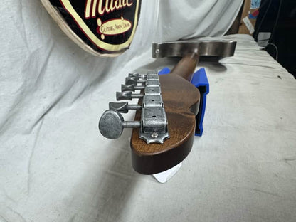 Mule Resophonic Mulecaster S-style Hollow Body Steel body Guitar with Case - Image 25