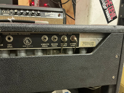 Fender Twin Reverb Amp Tube Guitar Combo Amplifier - modified by Pete Cage 1968 - Silverface - Local Pickup Only