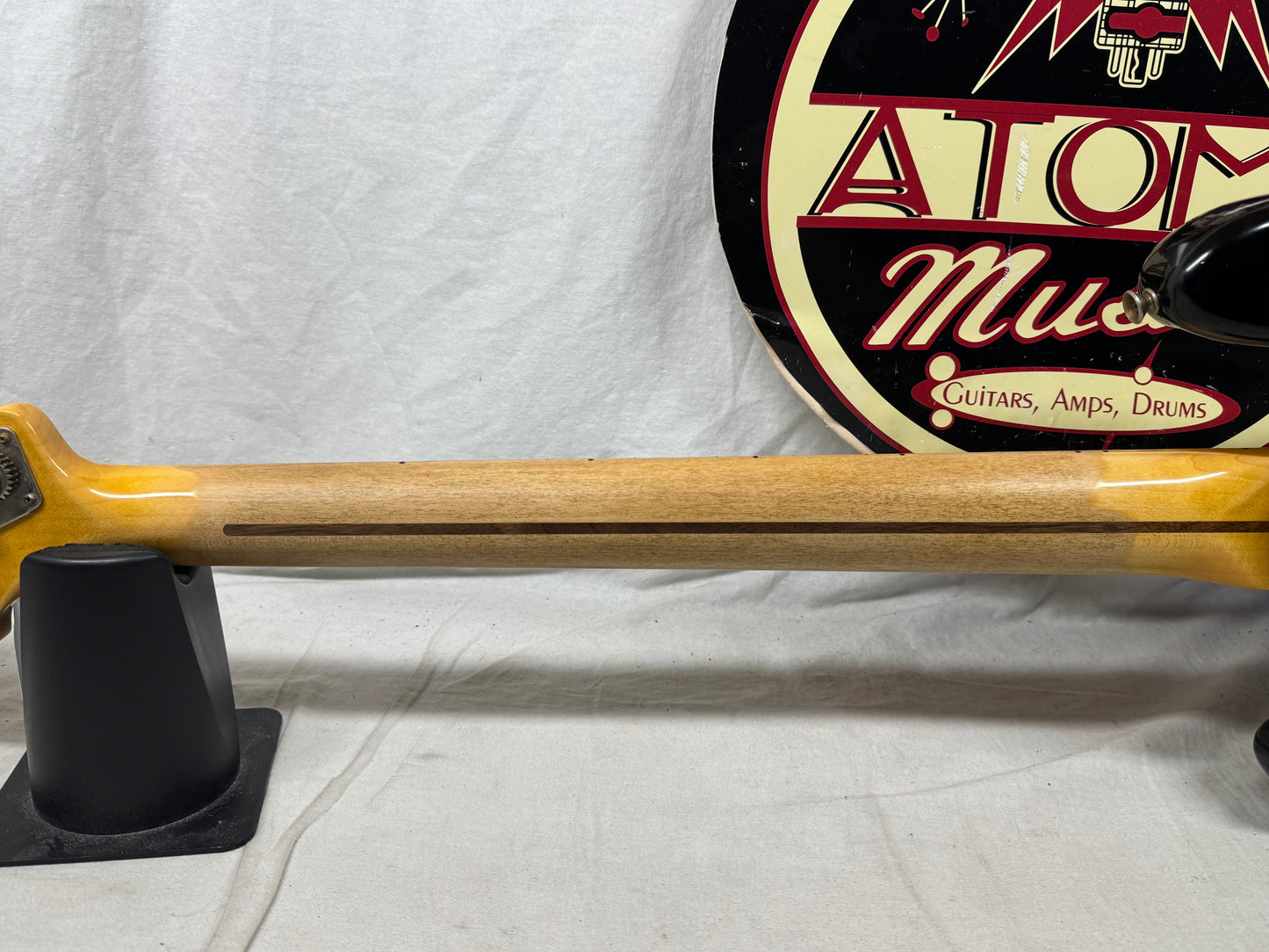 Fender USA Custom Shop '57 Precision Bass jrn Journeyman 4-string P-Bass with COA + Case 2020 - Black / Maple neck - relic'd