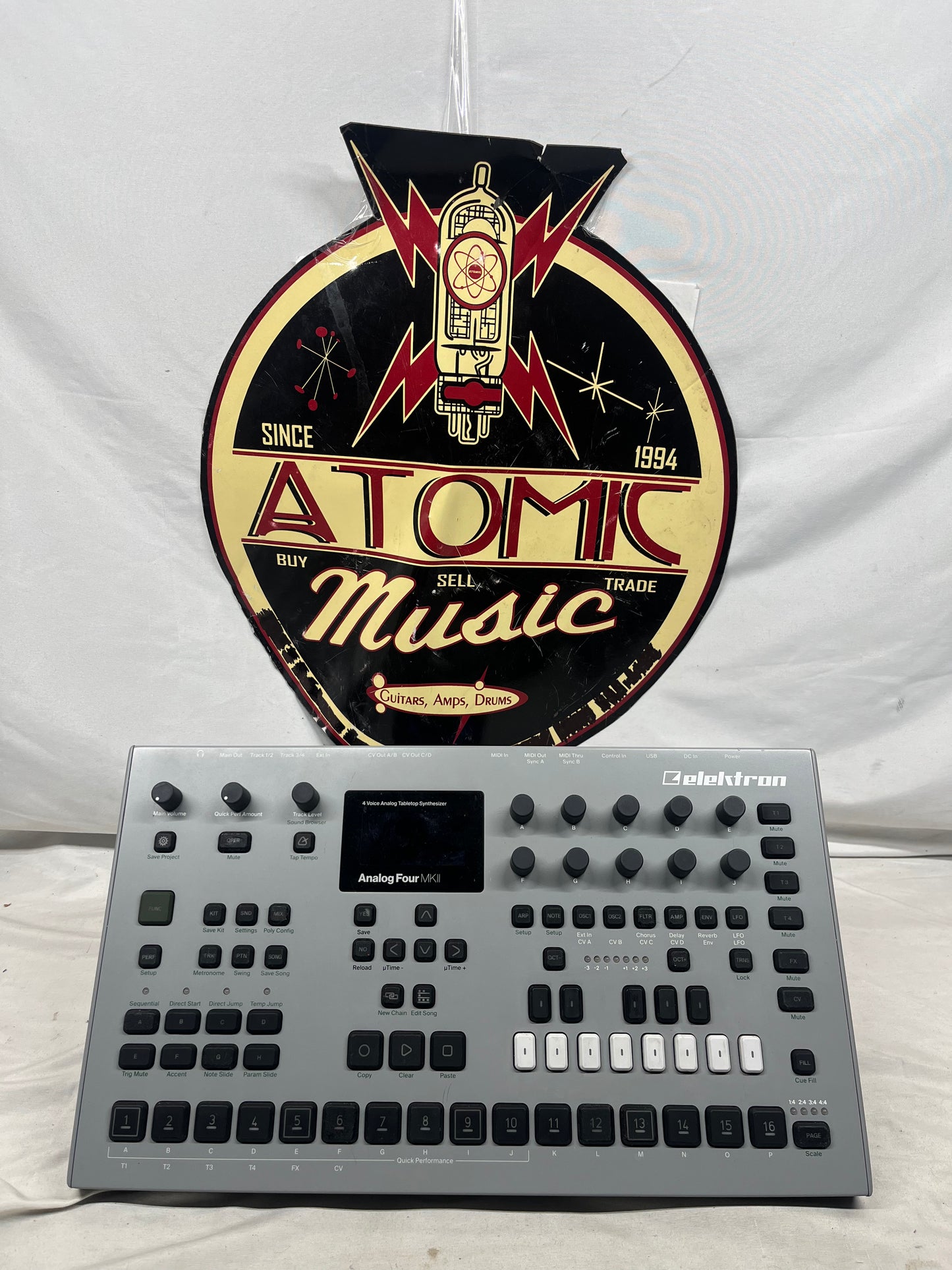 Elektron Analog Four MKII 4-Voice Analog Tabletop Synthesizer