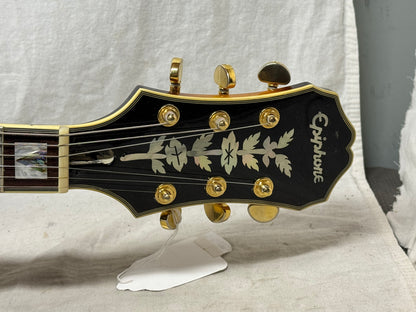 Epiphone Sheraton II 2 Semi-Hollowbody Guitar with Case - MIK Korea 2003 - Vintage Sunburst