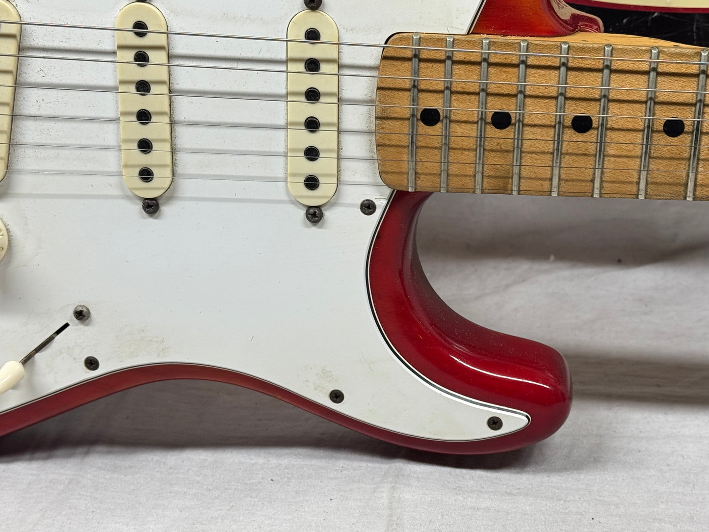 Fender USA Stratocaster Guitar with Case - neck has been re-fin'd / re-fretted / re-shaped 1982