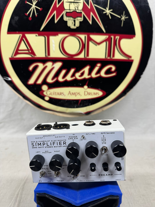 DSM & Humboldt Electronics Simplifier MkI mk I v1 Zero Watt Reverb Stereo Amplifier Pedal
