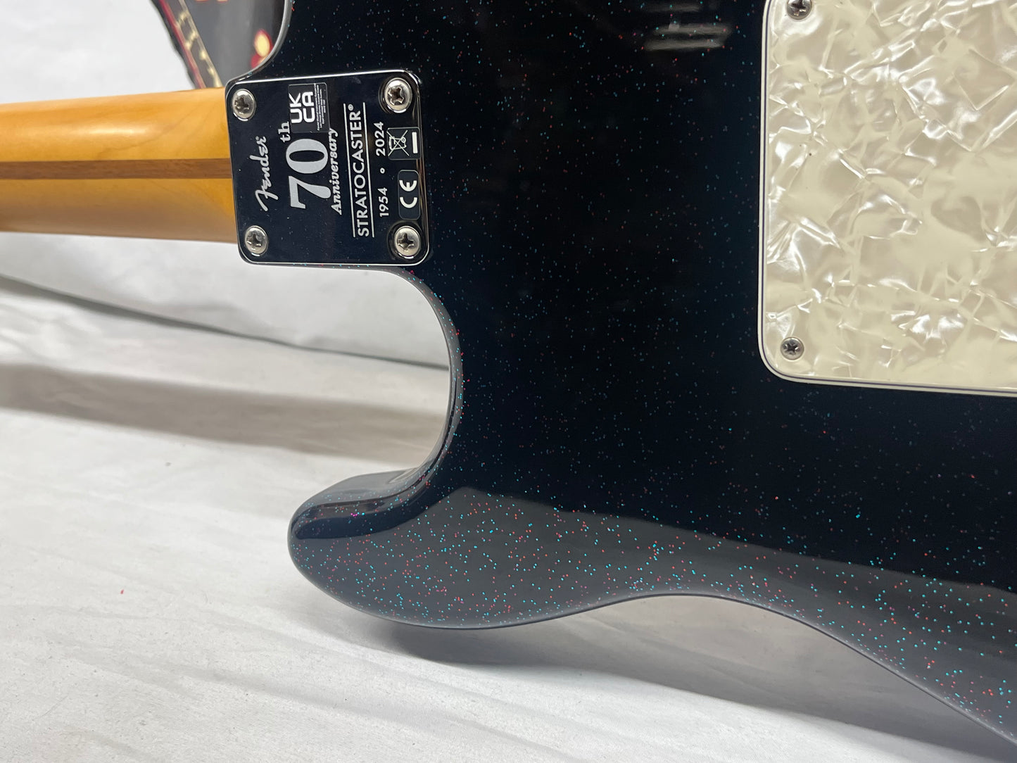 Fender 70th Anniversary Player Stratocaster strat Electric Guitar - Nebula Noir