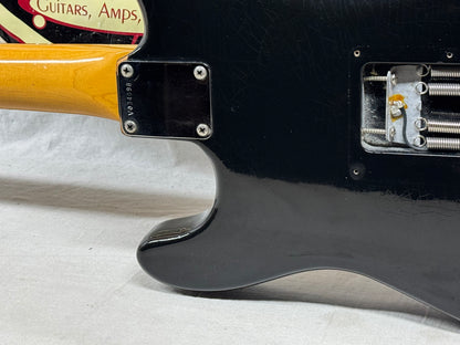 Fender USA Vintage Series '62 1962 Stratocaster Guitar with Case pot codes date to 1988 - Black / Rosewood fingerboard