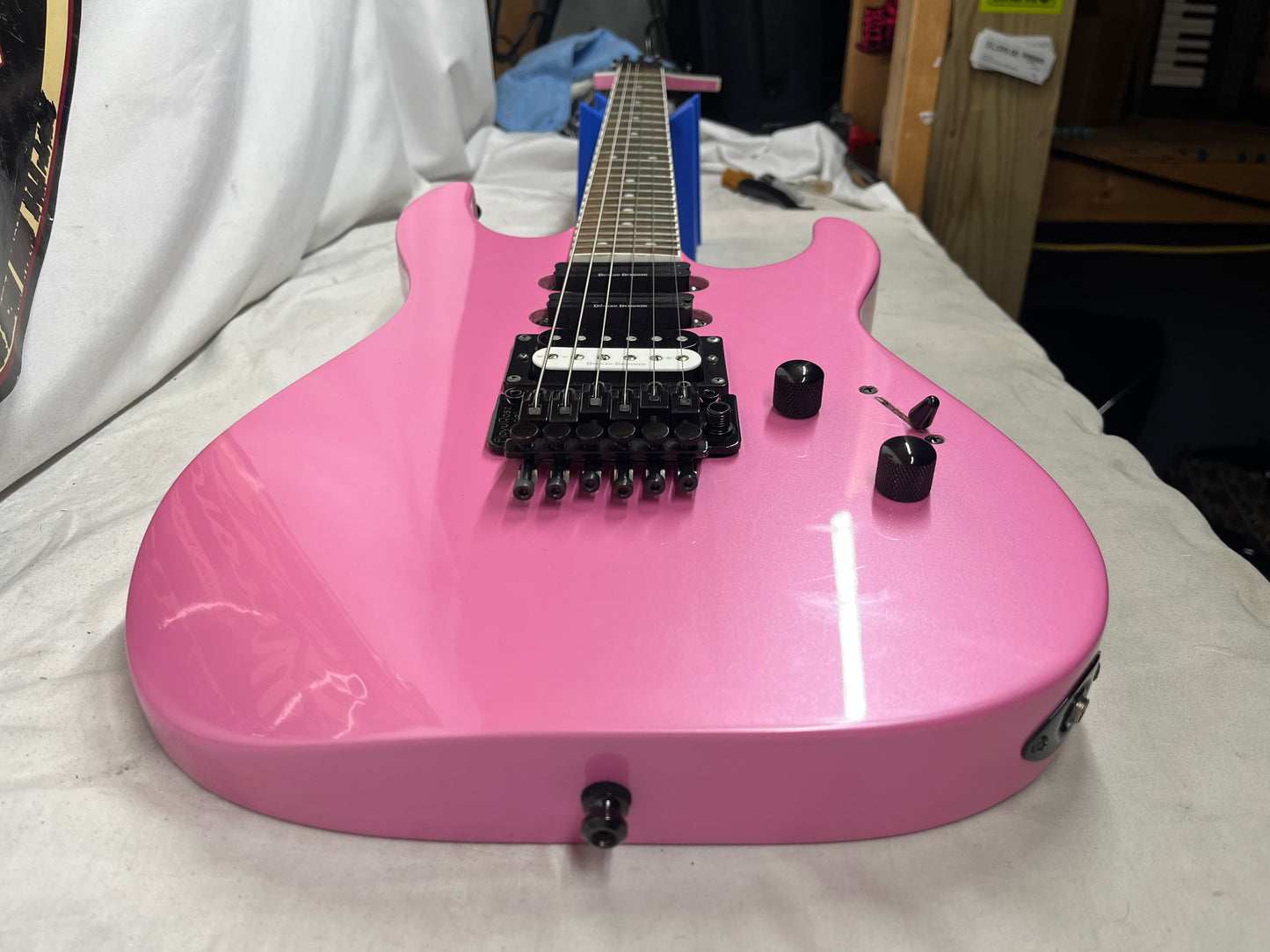 Jackson X Series Soloist SL1X HSS FR Doublecut Electric Guitar - Platinum Pink