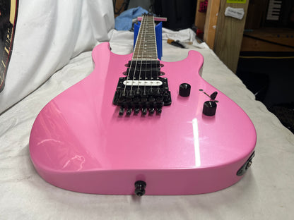 Jackson X Series Soloist SL1X HSS FR Doublecut Electric Guitar - Platinum Pink