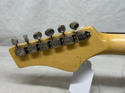 Maghini Guitars Skylark Baritone Guitar with COA + Gator Case 2023 - Lightly Aged Jade Metallic
