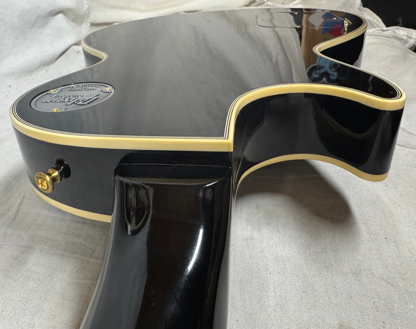 Gibson USA Custom Shop '68 1968 LPC Les Paul Custom Guitar with COA + Case 2024 - Ebony / Black
