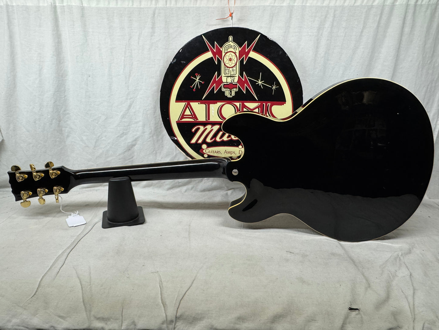Yamaha Super Axe SA-2100 SA2100 Semi-Hollowbody Guitar with Epiphone Case - MIJ Made In Japan - Black
