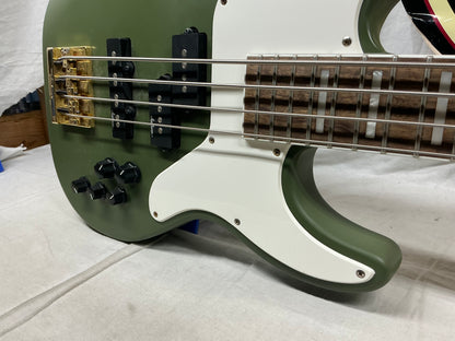 Jackson X Series CBXNT IV Concert Bass with Laurel Fretboard 2018 - 2020 - Army Matte Drab