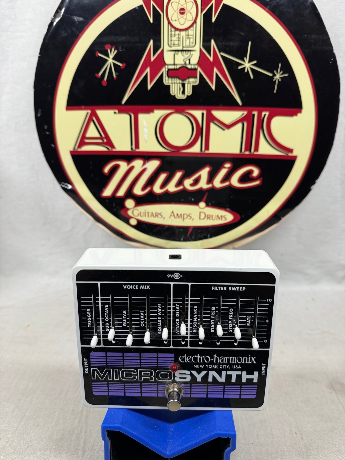 Electro-Harmonix Micro Synth Analog Microsynth Guitar Synthesizer Pedal