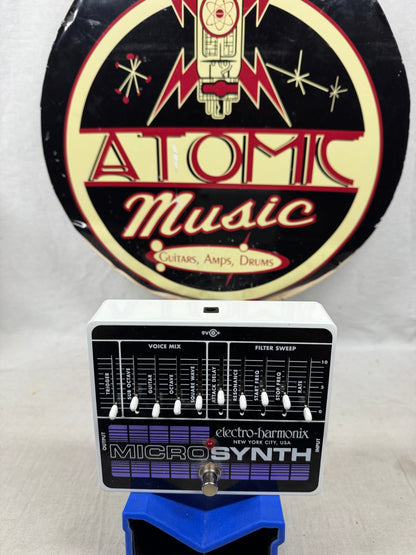 Electro-Harmonix Micro Synth Analog Microsynth Guitar Synthesizer Pedal