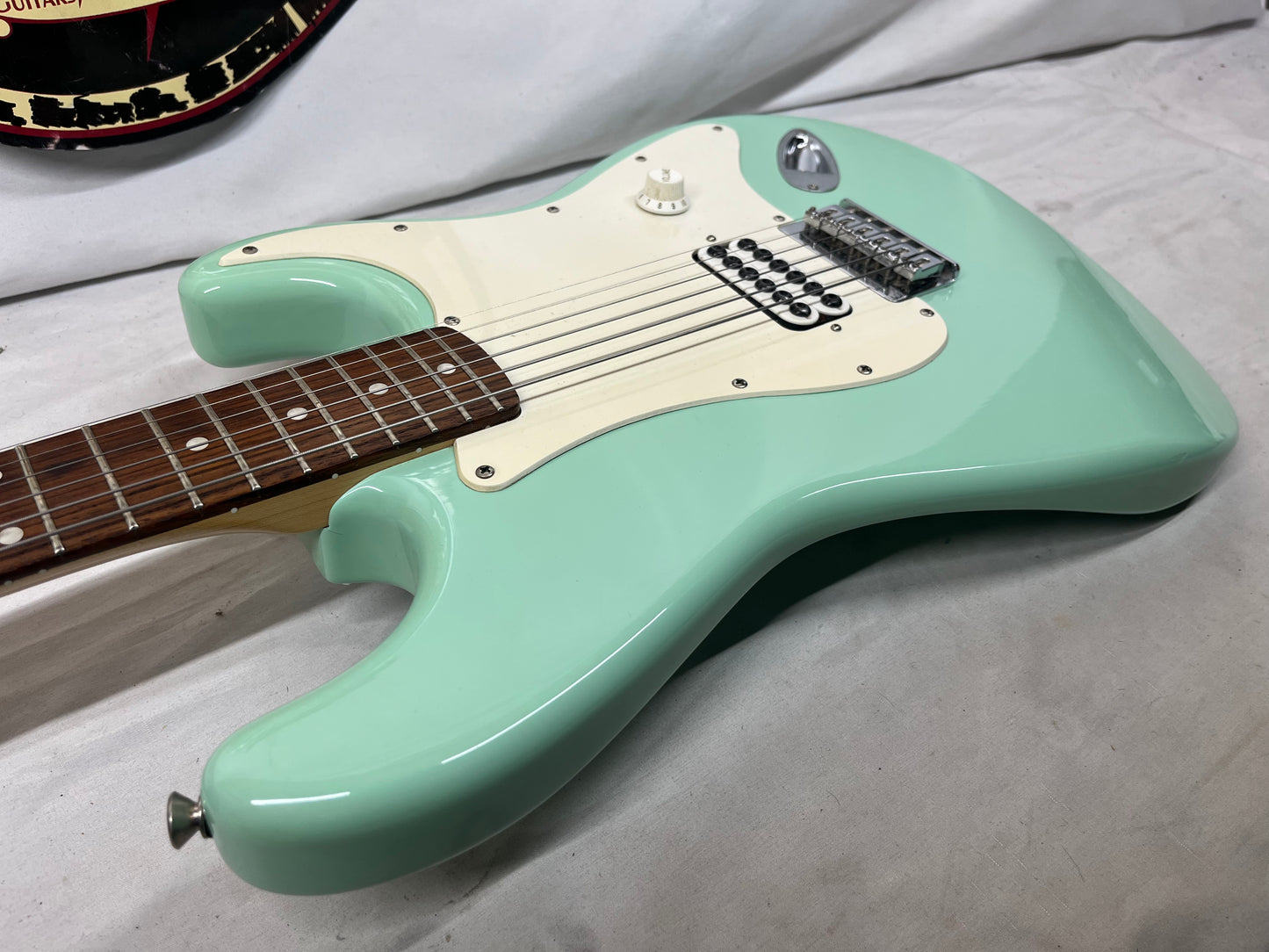 Squier Tom DeLonge Signature Stratocaster Strat Electric Guitar - Surfboard Green