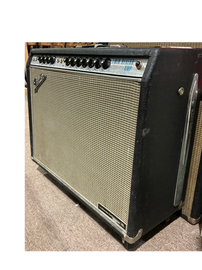 Fender Twin Reverb Amp Tube Guitar Combo Amplifier - modified by Pete Cage 1968 - Silverface - Local Pickup Only