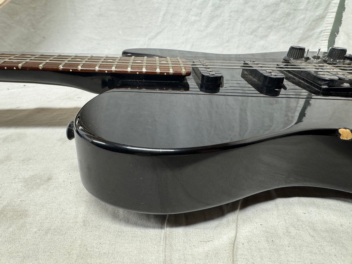 Fender Contemporary / Boxer Series TL-556 tl556 Telecaster HSS Guitar - MIJ Made In Japan 1984 - 1989 - Black
