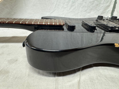 Fender Contemporary / Boxer Series TL-556 tl556 Telecaster HSS Guitar - MIJ Made In Japan 1984 - 1989 - Black
