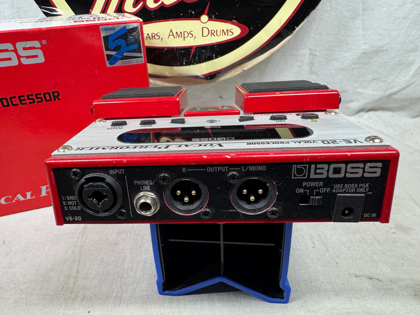 Boss VE-20 ve20 Vocal Performer Processor Pedal with Box - **broken pot** 2013