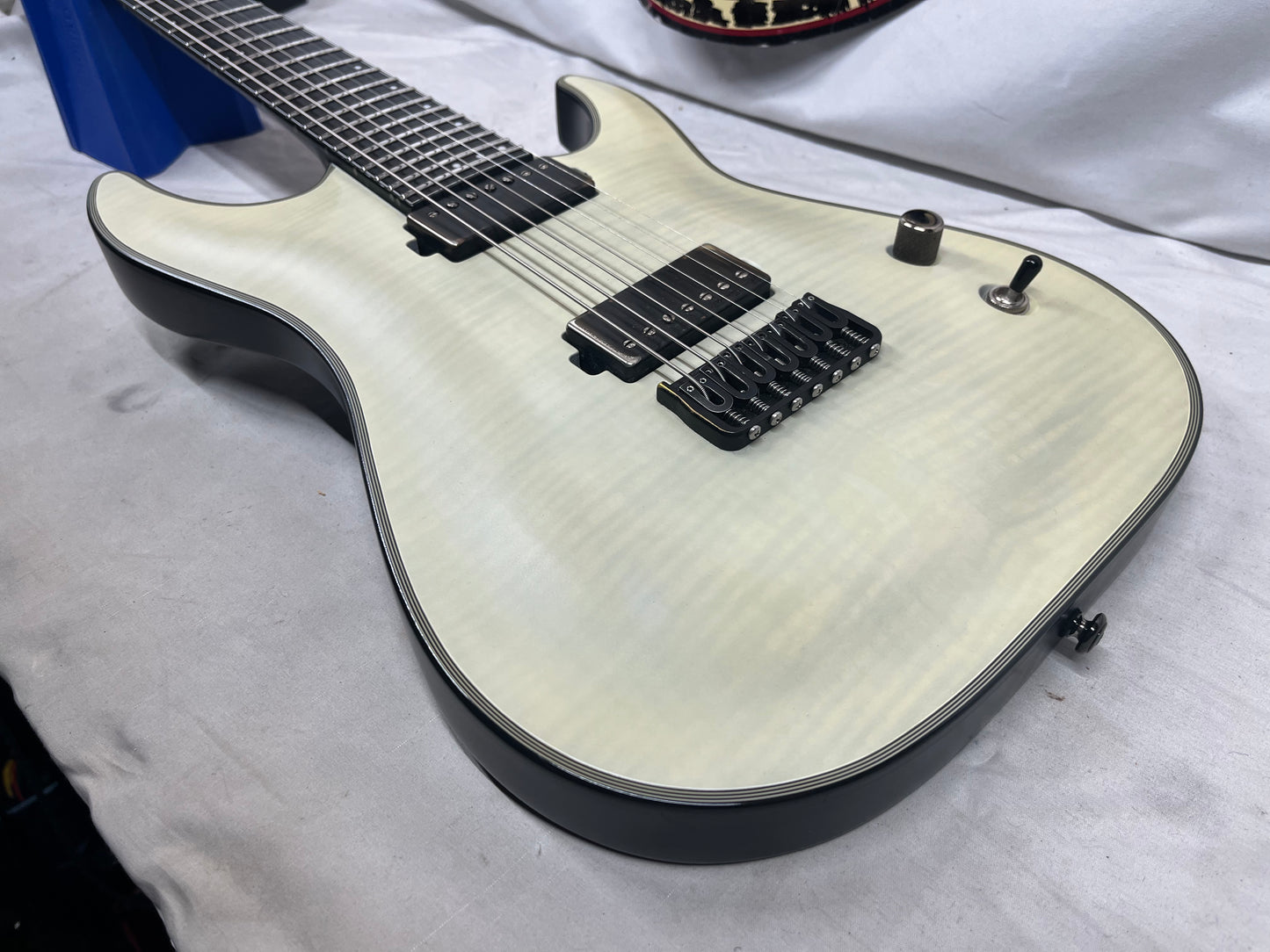 Schecter Diamond Series KM-7 7-String Doublecut HH Electric Guitar with Hard Case