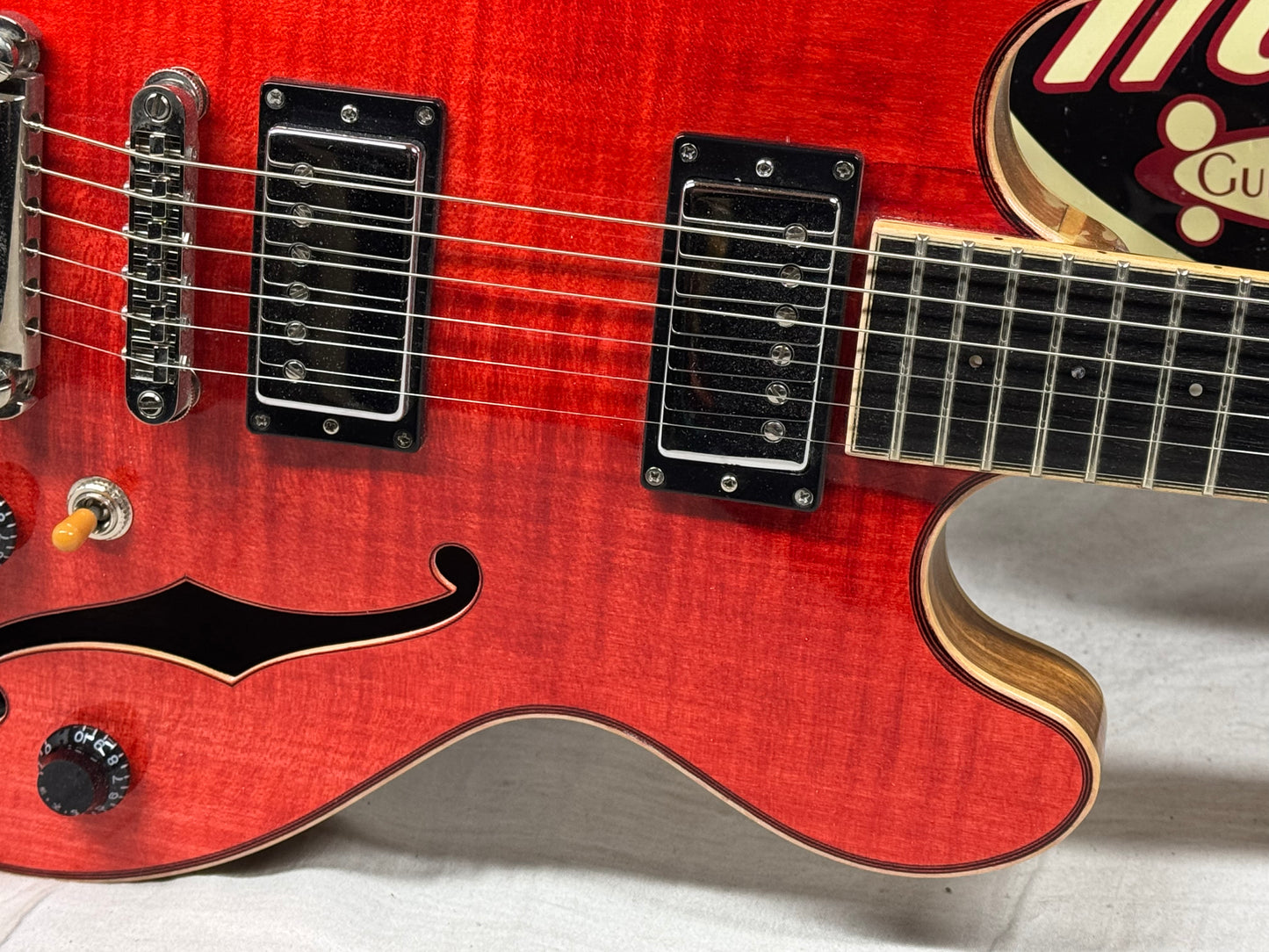 Eastman T185MX-BD t185mx Thinline Semi-Hollowbody Guitar with Case