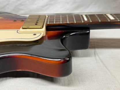 Supro Rhythm Master Guitar with Case - Sunburst