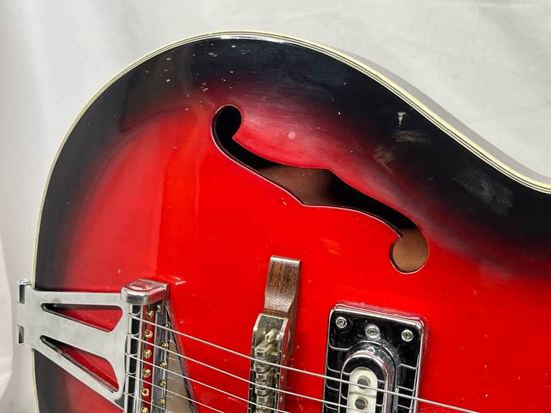 Teisco Imperial Hollow Body Electric Guitar - Image 4
