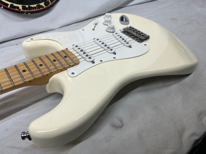 Fender Jimmie-Vaughn Tex-Mex Stratocaster Strat Electric Guitar MIM - Made in Mexico - Olympic White