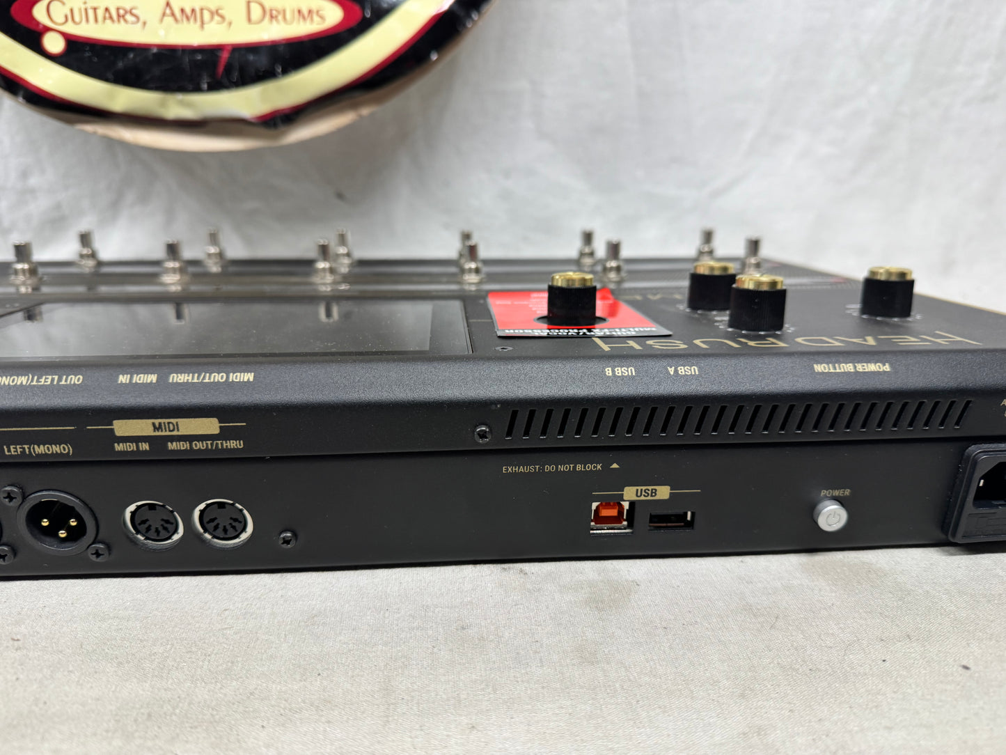 Headrush Prime Floorboard Guitar & Vocal Amp Modeler / Multi-Effects Processor Pedal