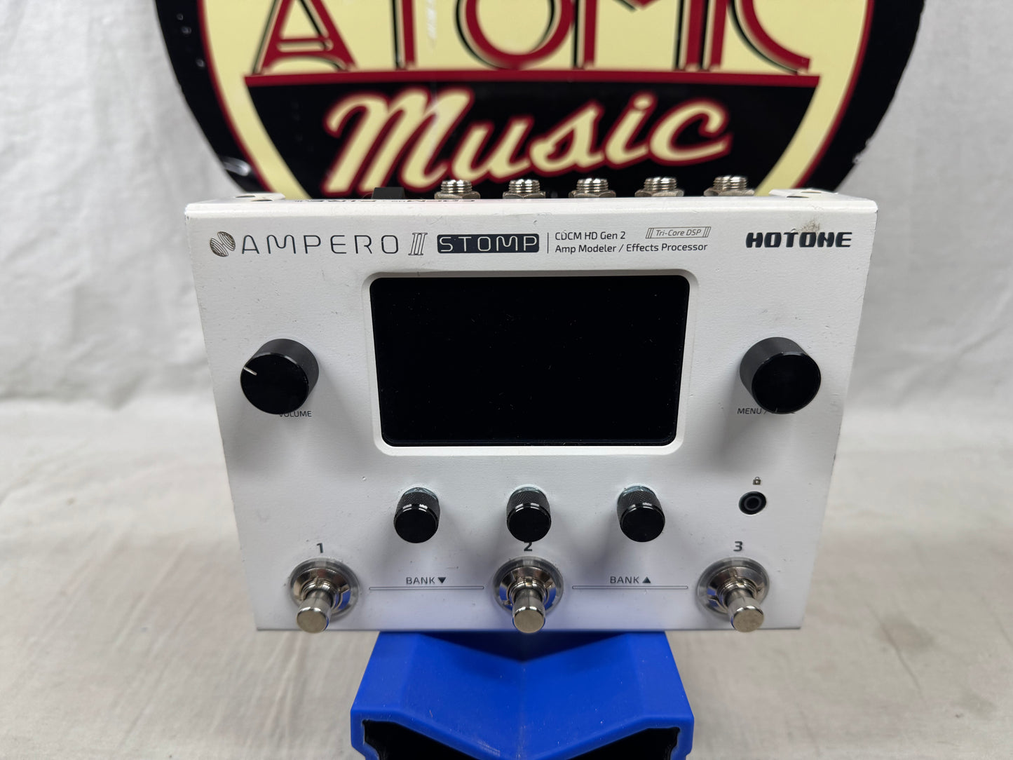 Hotone Ampero II 2 Amp Modeler Multi-Effects Processor Pedal with Power Supply