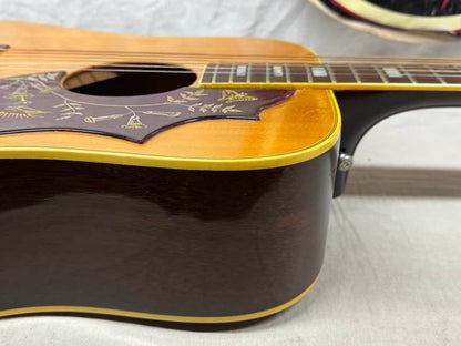 Gibson Hummingbird Dreadnought Acoustic Guitar with Case - needs work! - Image 15