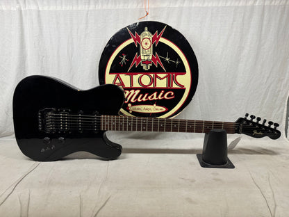 Fender Contemporary / Boxer Series TL-556 tl556 Telecaster HSS Guitar - MIJ Made In Japan 1984 - 1989 - Black