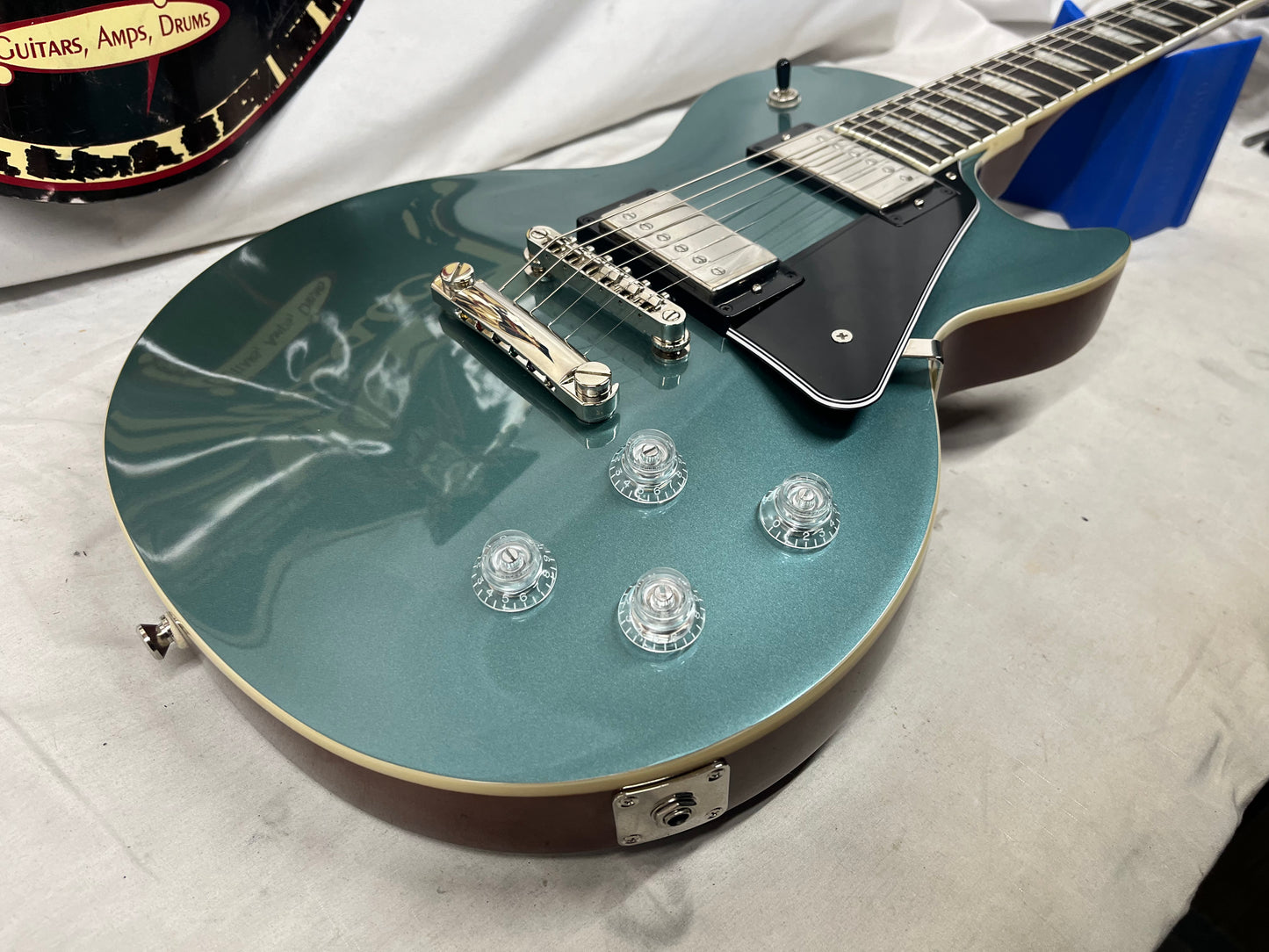 Epiphone Les Paul Modern Singlecut Electric Guitar - Faded Pelham Blue