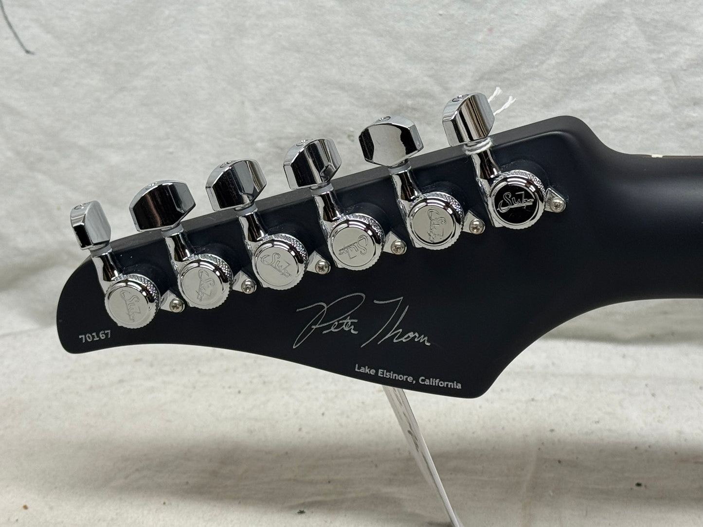 Suhr Pete Thorn SS Standard Signature Guitar with Case - Garnet Red