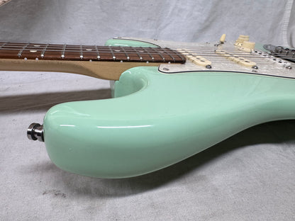 Fender USA Jeff Beck Stratocaster Guitar with Case 2015 - Surf Green / Rosewood fingerboard