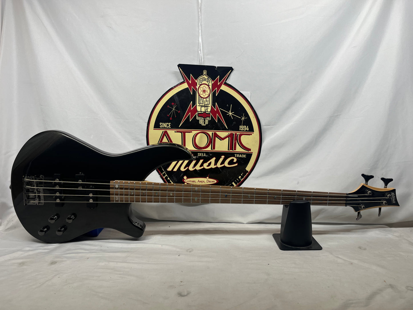 Mitchell MB200 4-String Electric Bass - Gunmetal