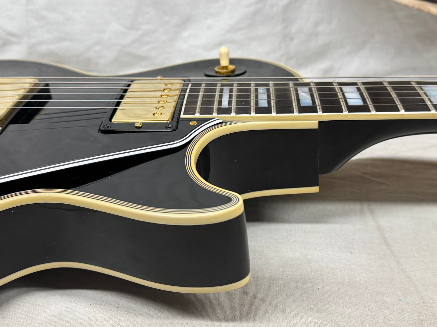 Gibson USA Custom Shop '68 1968 LPC Les Paul Custom Guitar with COA + Case 2024 - Ebony / Black
