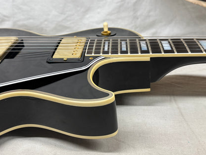 Gibson USA Custom Shop '68 1968 LPC Les Paul Custom Guitar with COA + Case 2024 - Ebony / Black