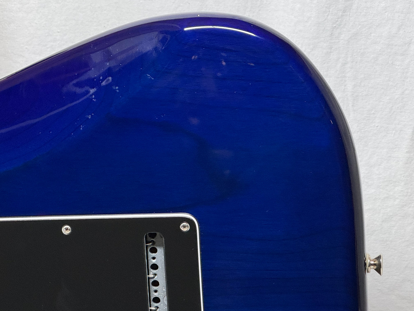 Fender Limited Edition Player Stratocaster HSS Plus Top Guitar 2021 - Blue Burst / Maple neck