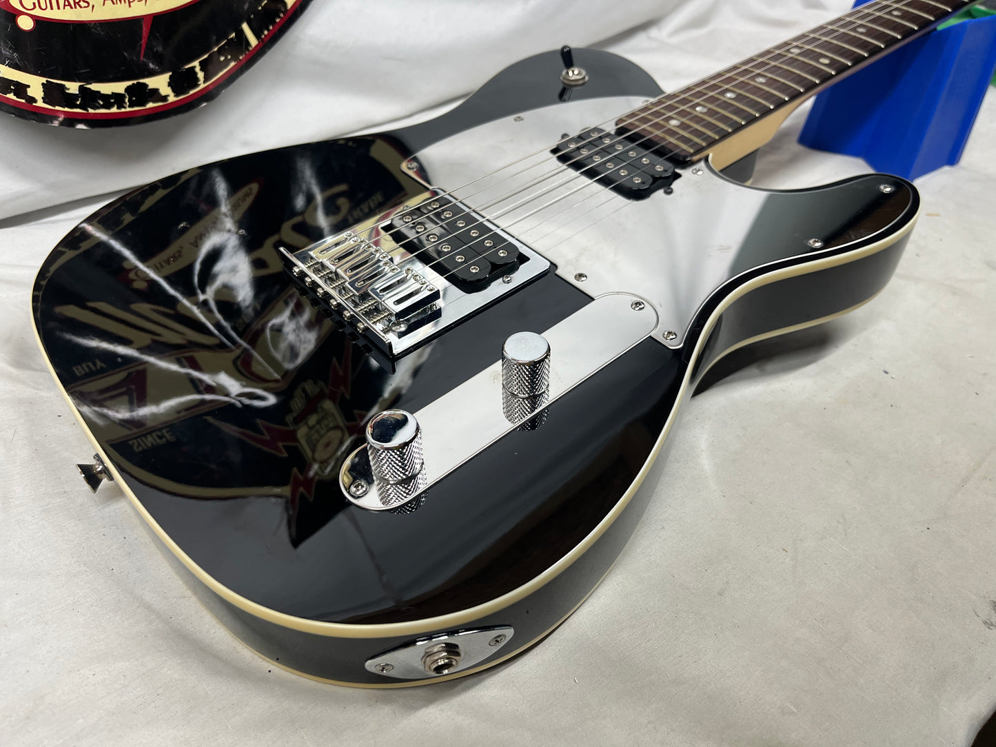 Squier J5 John 5 Signature Telecaster Tele Electric Guitar - Black