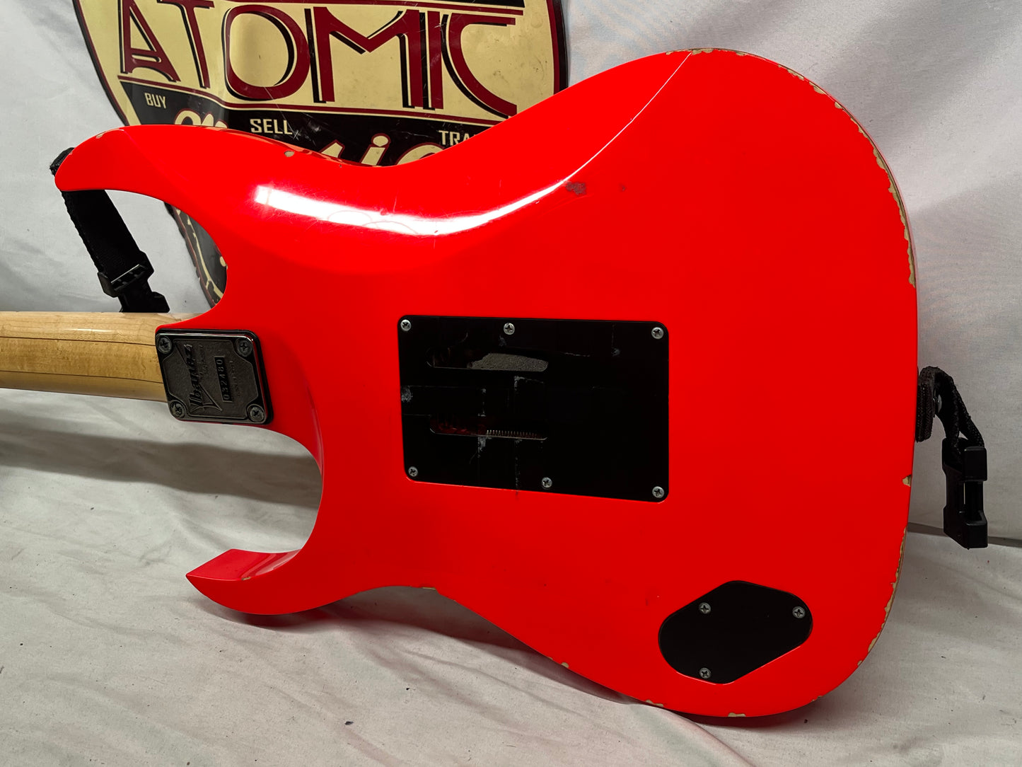 Ibanez RG550 Genesis Collection Doublecut Electric Guitar - Road Flare Red - **only the bridge pickup has output**