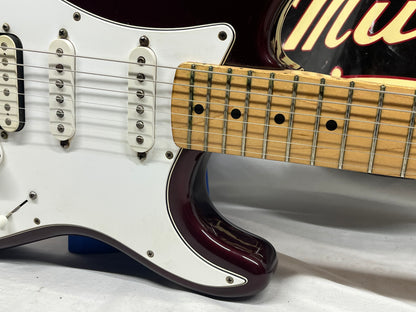 Fender Standard Stratocaster Strat HSS MIM - Made in Mexico - Midnight Wine